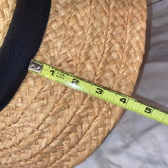 RARE HELEN KAMINSKI Natural Raffia Straw Bow flower detail Hat - Picture 10 of 16